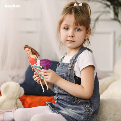 Baybee Stylish Fashion Doll Set for Girls Moveable Arms & Legs Doll Girl Toys with Cute Accessories Kids