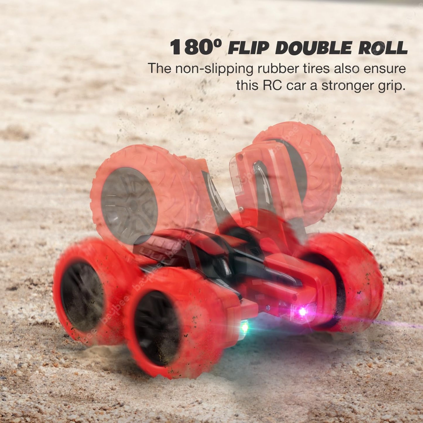 Baybee 1:20 Double Sided Remote Control Car for Kids, 4WD Stunt RC Cars with 360 Spin
