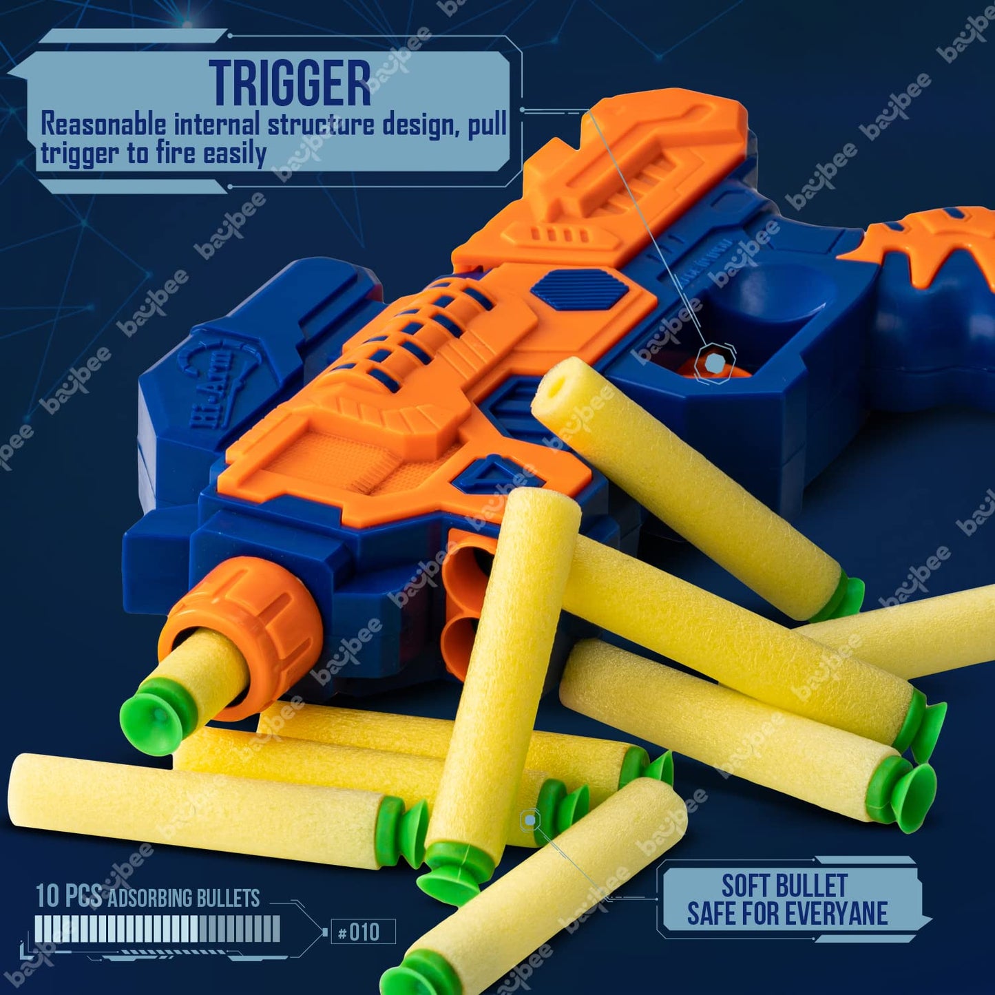 Baybee Blaster Gun Toys for Kids with Soft Foam Bullet Dart