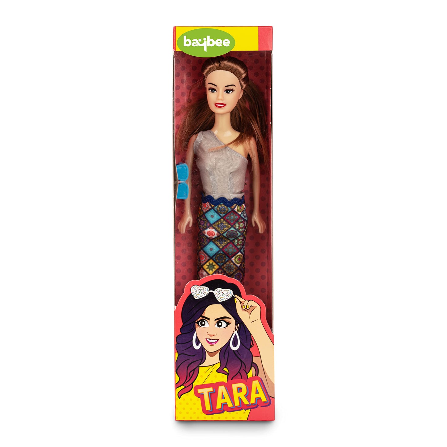 BAYBEE Little Princess Doll for Girls Dressup Toys Girls Doll Set Foldable Hands & Legs Girl Doll with Fashion Accessories Doll House Kids playset