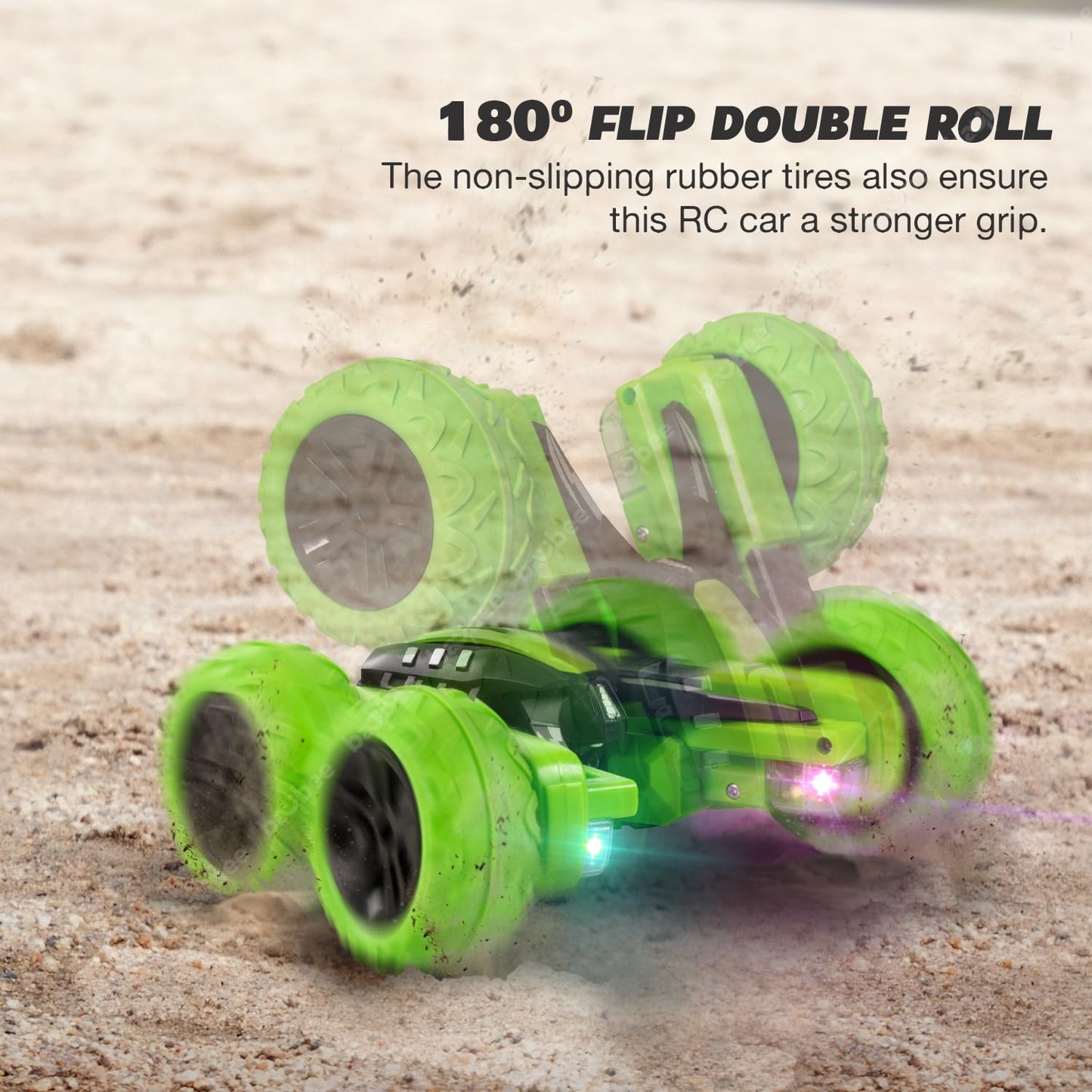 Baybee 1:20 Double Sided Remote Control Car for Kids, 4WD Stunt RC Cars with 360 Spin