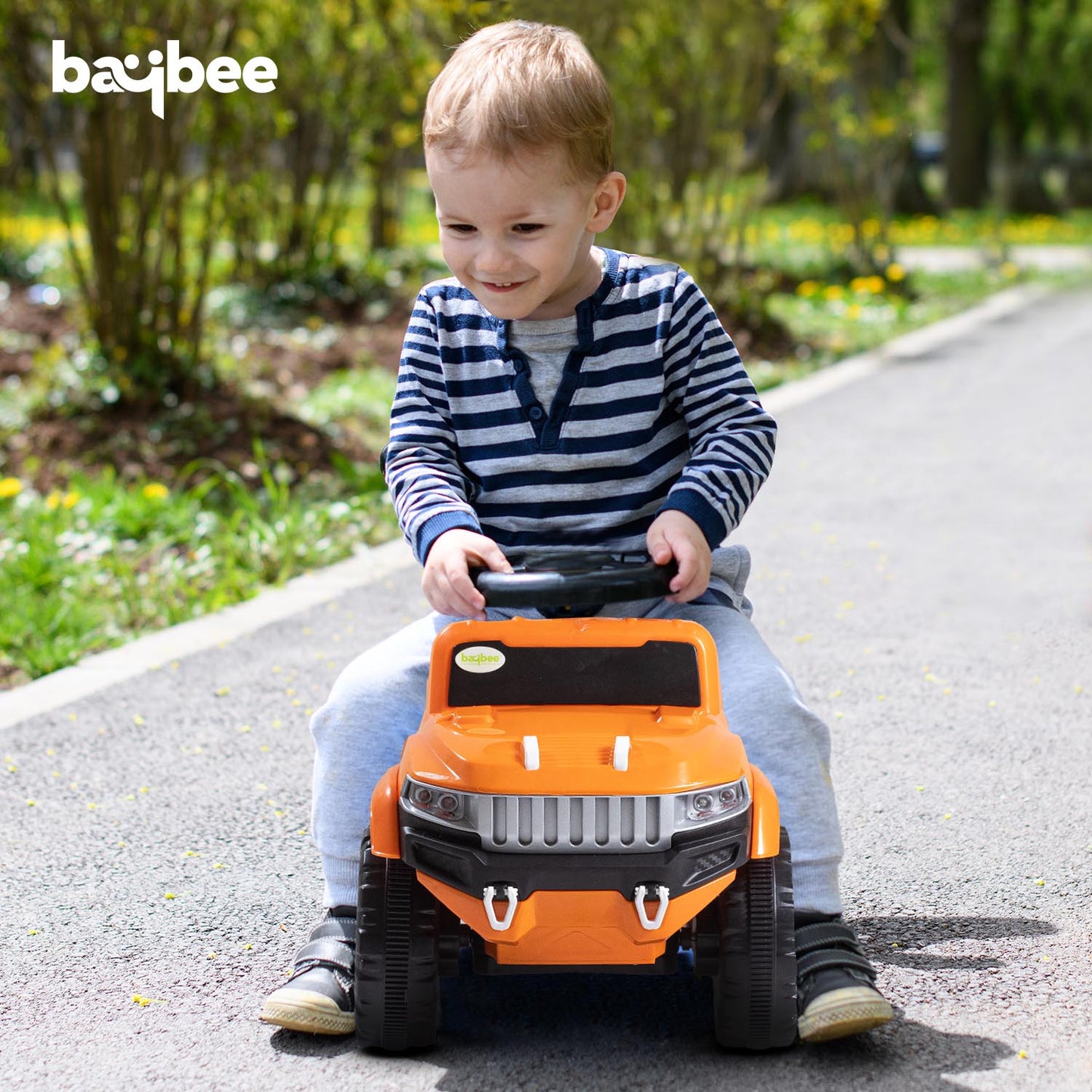 Baybee Speedy Baby Ride on Car for Kids, Push Ride on Toy With Led Light