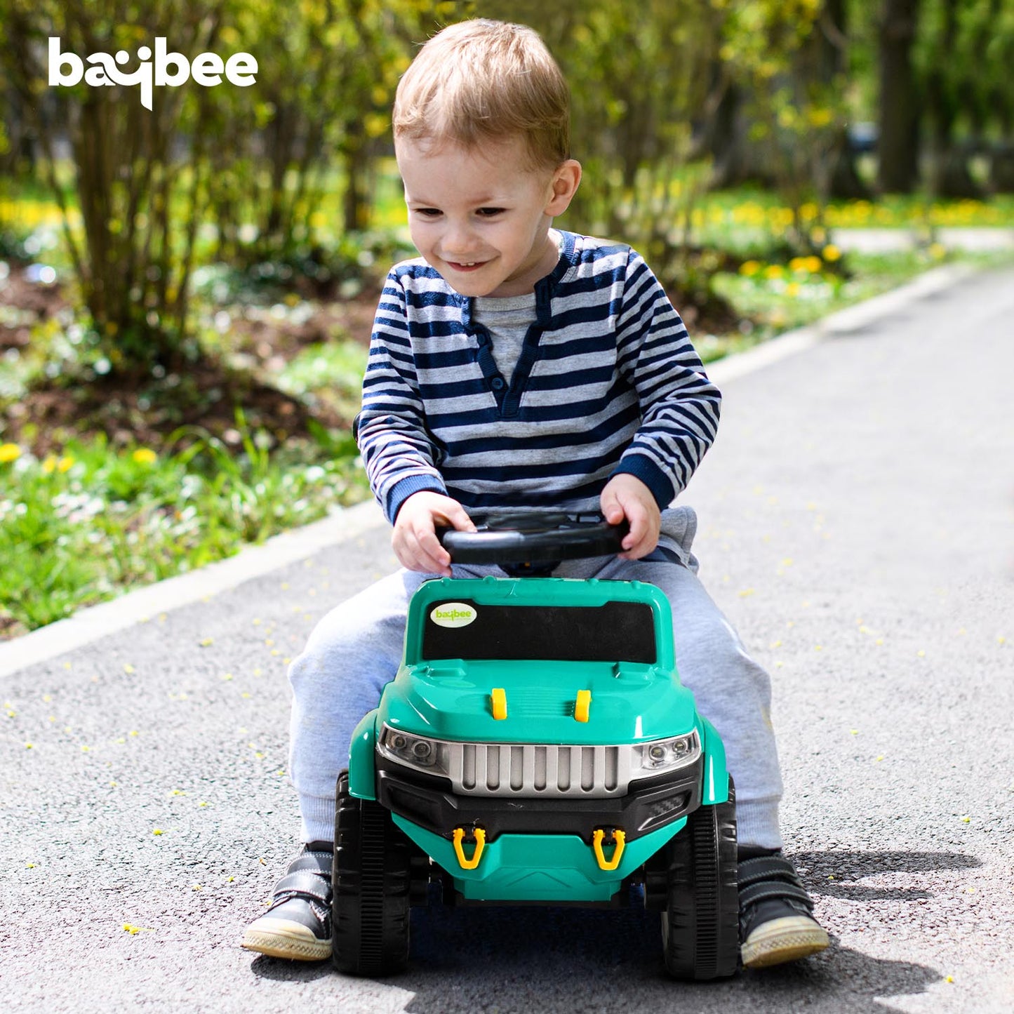 Baybee Speedy Baby Ride on Car for Kids, Push Ride on Toy With Led Light