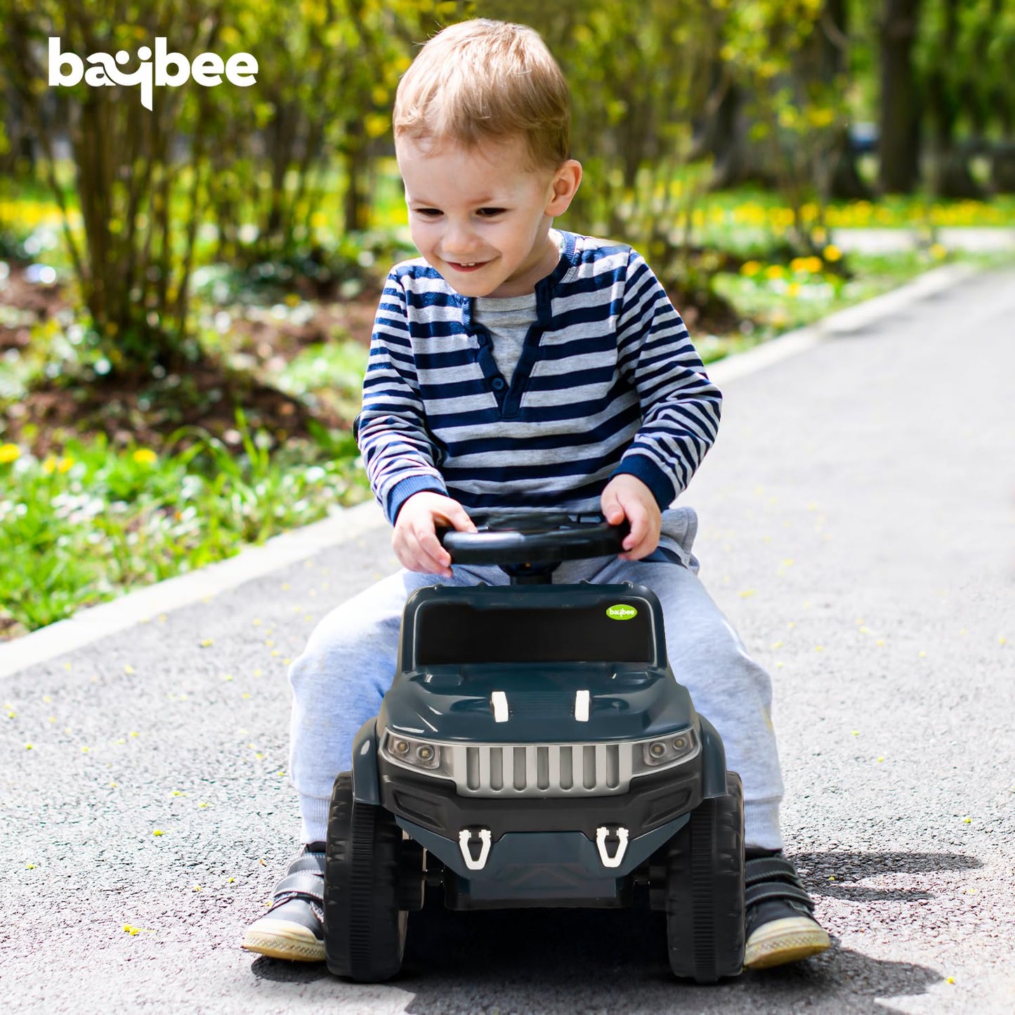 Baybee Speedy Baby Ride on Car for Kids, Push Ride on Toy With Led Light
