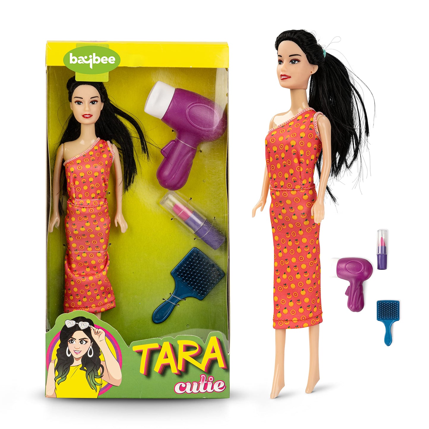 Baybee Stylish Fashion Doll Set for Girls Moveable Arms & Legs Doll Girl Toys with Cute Accessories Kids