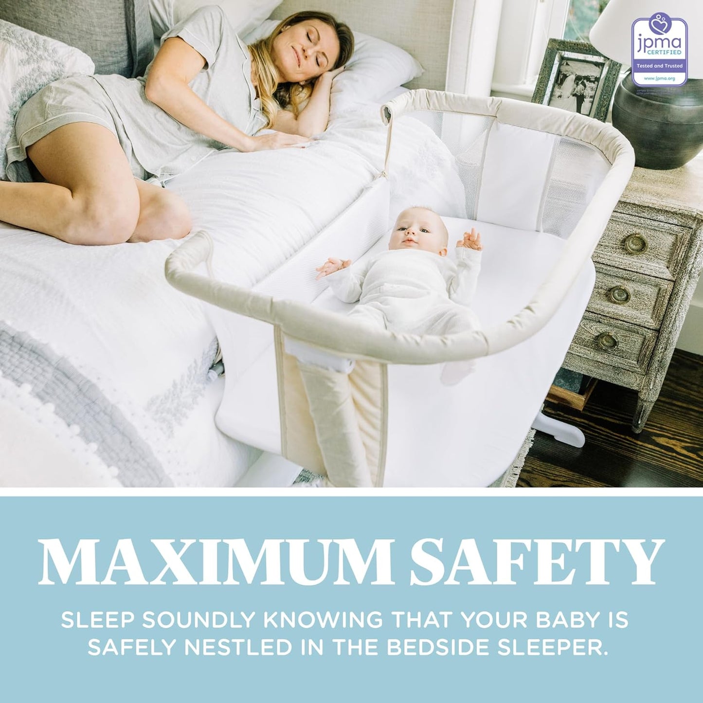 Baby Delight Beside Me Dreamer Summit Extra Tall Bassinet & Bedside Sleeper