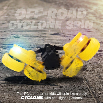 Baybee 1:20 Double Sided Remote Control Car for Kids, 4WD Stunt RC Cars with 360 Spin