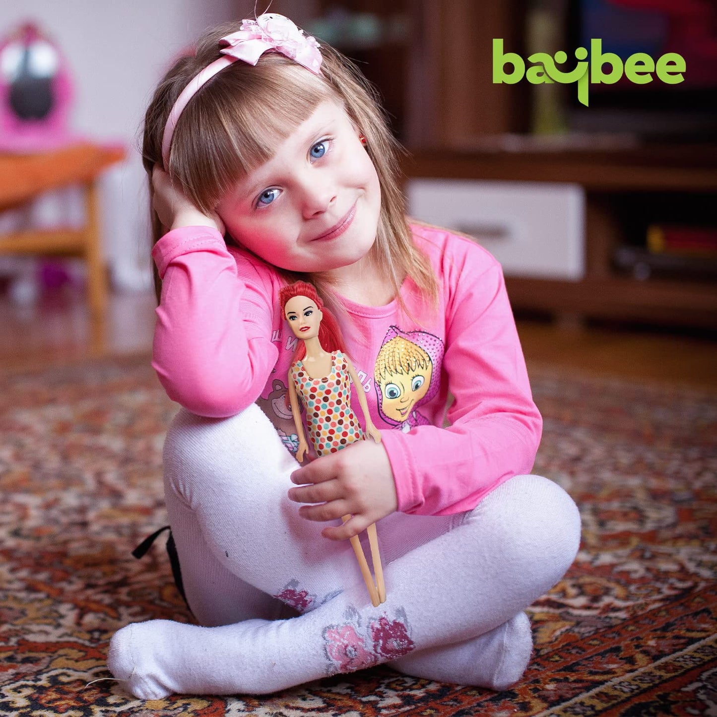 Baybee Fashion Doll for Girls Hair Styling Dressup Toys Girls Doll Set Foladable Hands