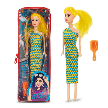 Baybee Fashion Doll for Girls Hair Styling Dressup Toys Girls Doll Set Foladable Hands