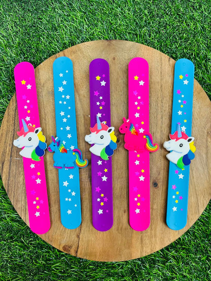 Colorful Star Slap Band For Girls Pack Of 1 Psc Random Colour - EKAS0175