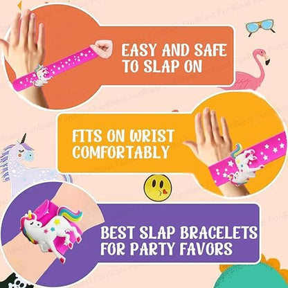 Colorful Star Slap Band For Girls Pack Of 1 Psc Random Colour - EKAS0175