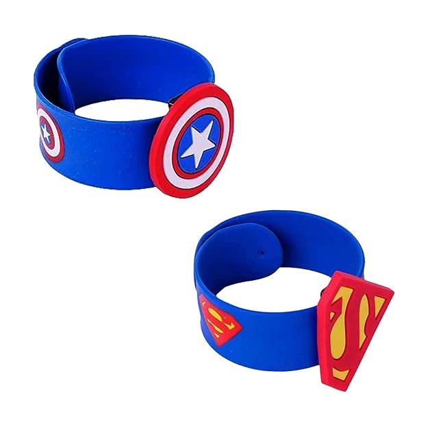 Colorful Star Slap Band For Boys Pack Of 1 Psc Random Colour - EKAS0178