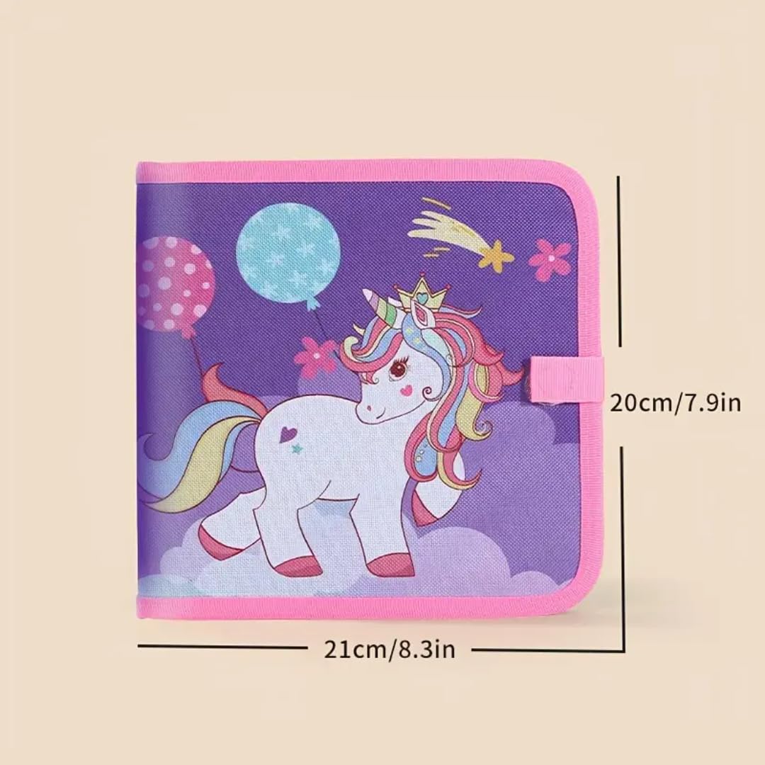 Erasable Drawing Book 3 Coloured Pen 2 Wet Wipe - EKSS0199