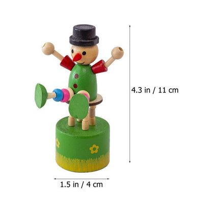 Spring Pinocchio Push Toy | Interactive Moving Toy for Ages 1+