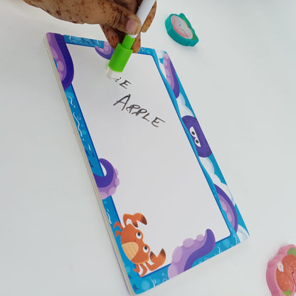 Wooden Puzzles writing board - great for learning - Fruits - EKT2392