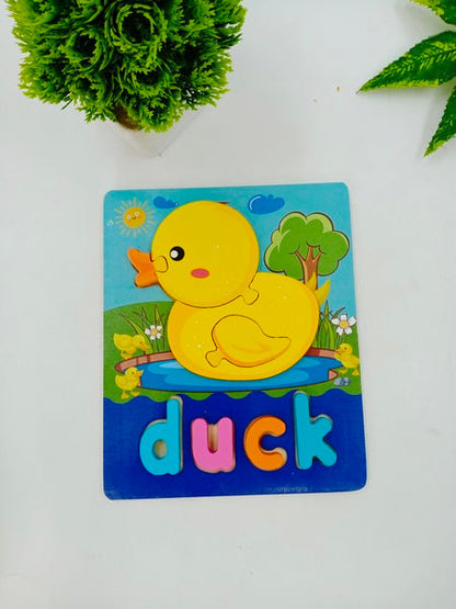 Wooden Zigsaw Puzzle Duck  - EKT2617