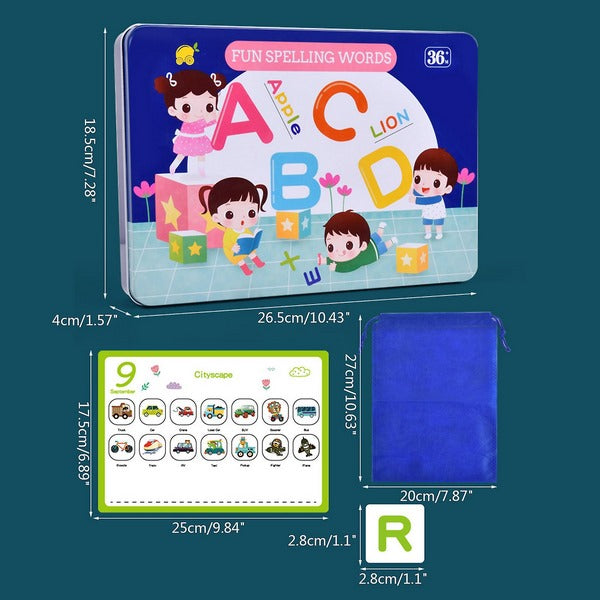 Wooden Fun Spelling Woards - EKT2947