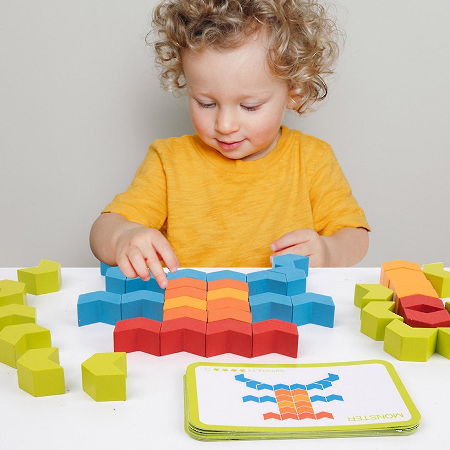 Herring Bone Wooden Blocks - EKT3188