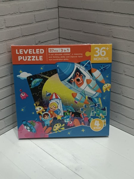Leveled Puzzle Space Theme - EKT3374