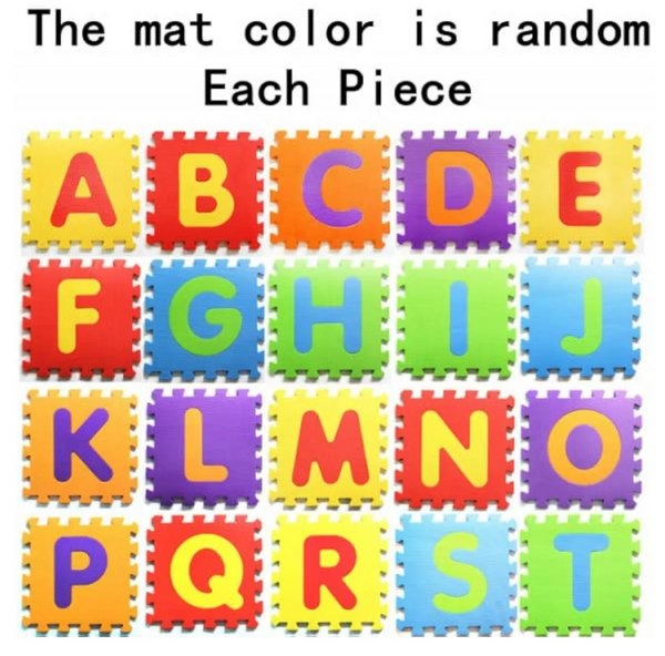 36pcs Alphabet And Number Puzzle Mat - EKT3486
