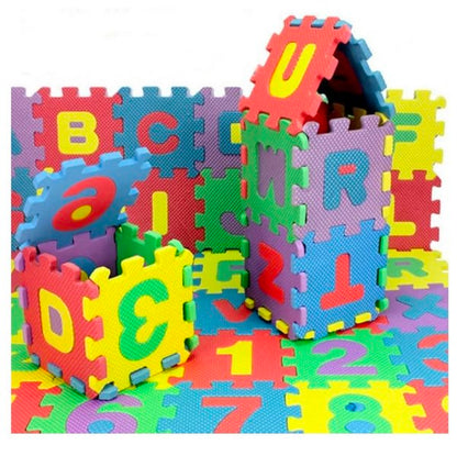 36pcs Alphabet And Number Puzzle Mat - EKT3486
