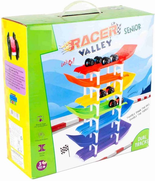 Racer Valley Dual Car Ramp Racer Track Set - EKT3523