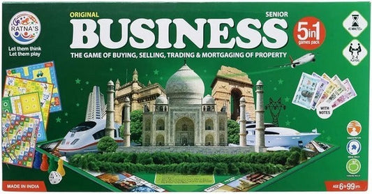 5 In 1 Bussiness Family Game - EKT3555