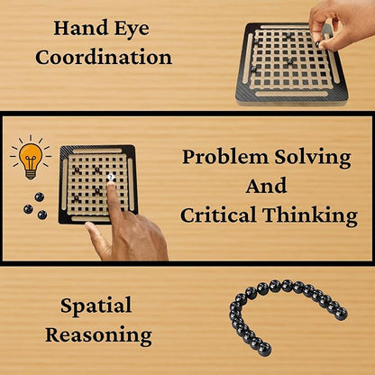 Wooden Mini Magnet Battle Game - EKT3610