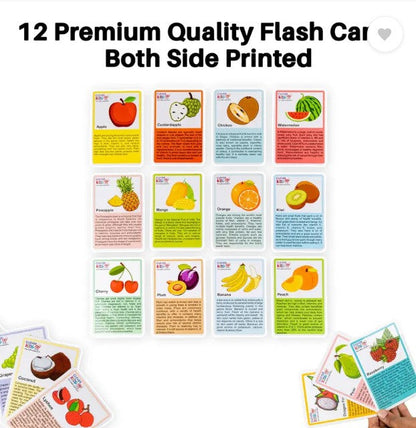 1 Fruits Flash Cards Set will be shipped - EKT3630