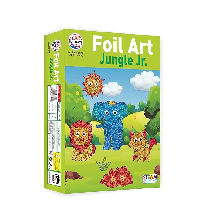 1 Foil Art Jungle Set will be shipped - EKT3632