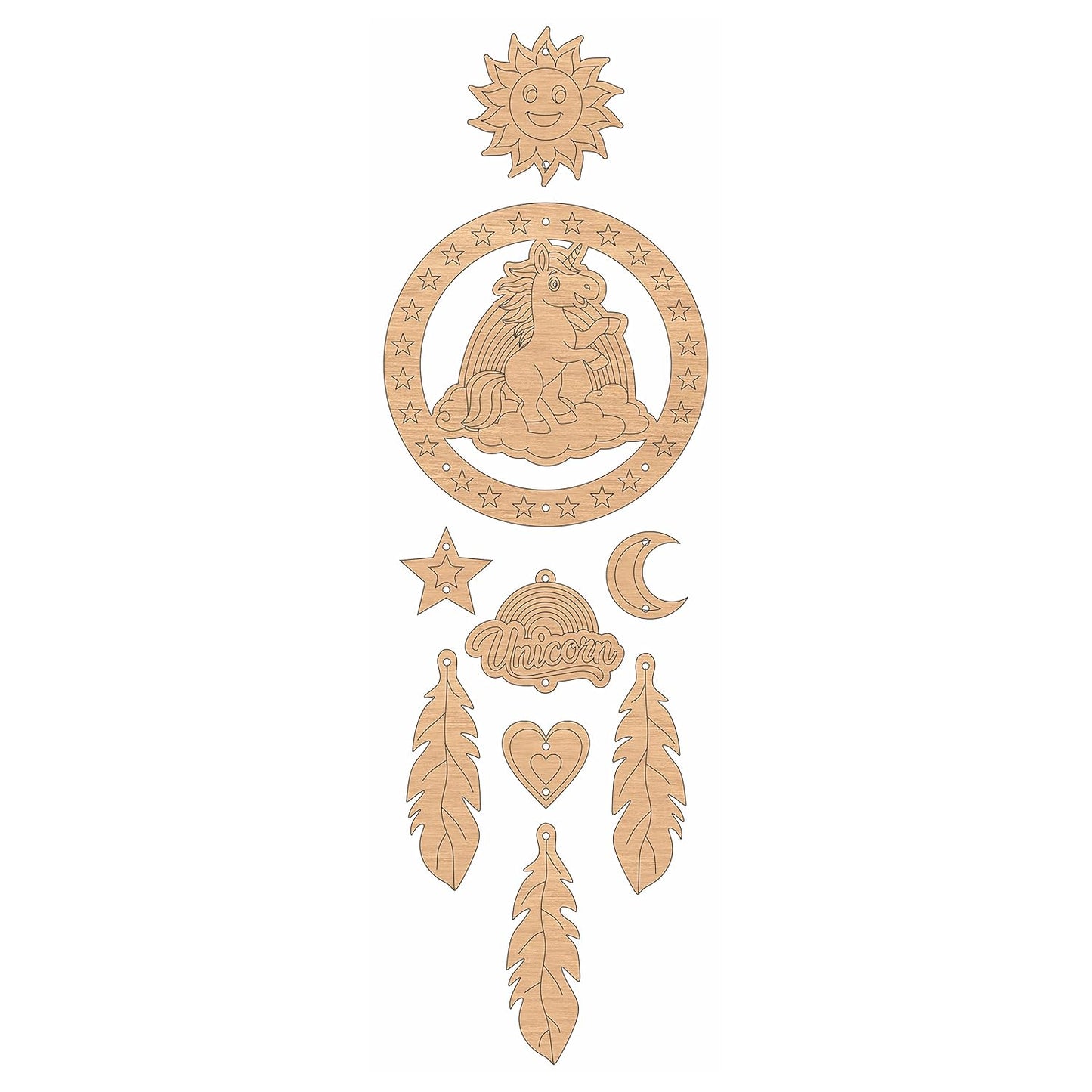 Dream Catcher DIY Kit for Kids will be shipped - EKT3634