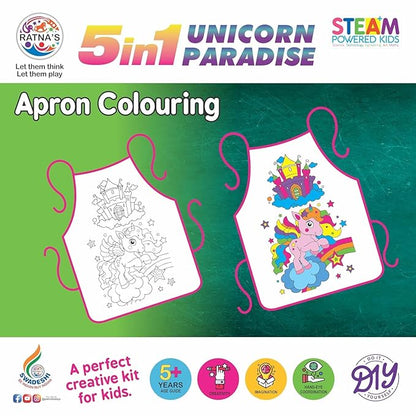 5 in 1 Unicorn Paradise Creative Kit for Kids will be shipped - EKT3635