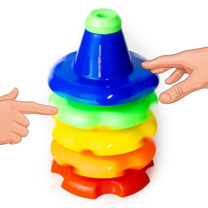 1 Set of Stack-N-Spin Toys for Kids will be shipped - EKT3640