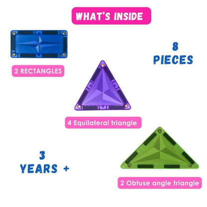 Magnetix Construction Set 8 Pieces - EKT3650