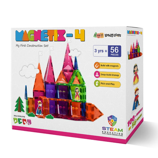 Magnetix Construction Set 56 Pieces - EKT3653