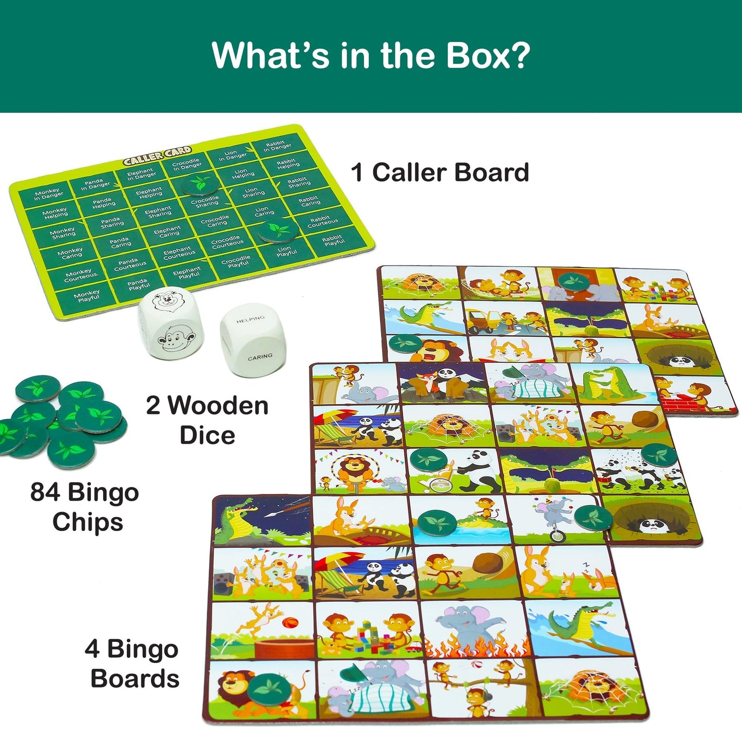 A Day In The Jungle Animal Bingo Game - EKT3686