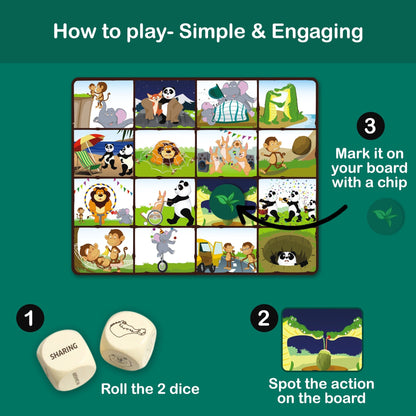 A Day In The Jungle Animal Bingo Game - EKT3686