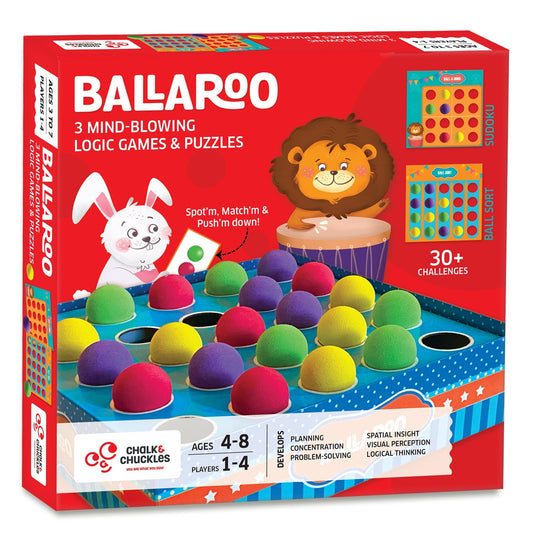 Ballaroo 3 Mind Blowing Logic Games And Puzzles - EKT3697