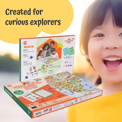 Goegrafika India - Play and learn about India - EKT3703