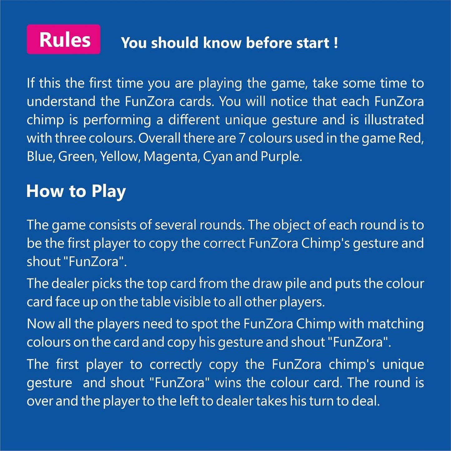 Funzora - Imitate the Unique Gesture - EKT3706