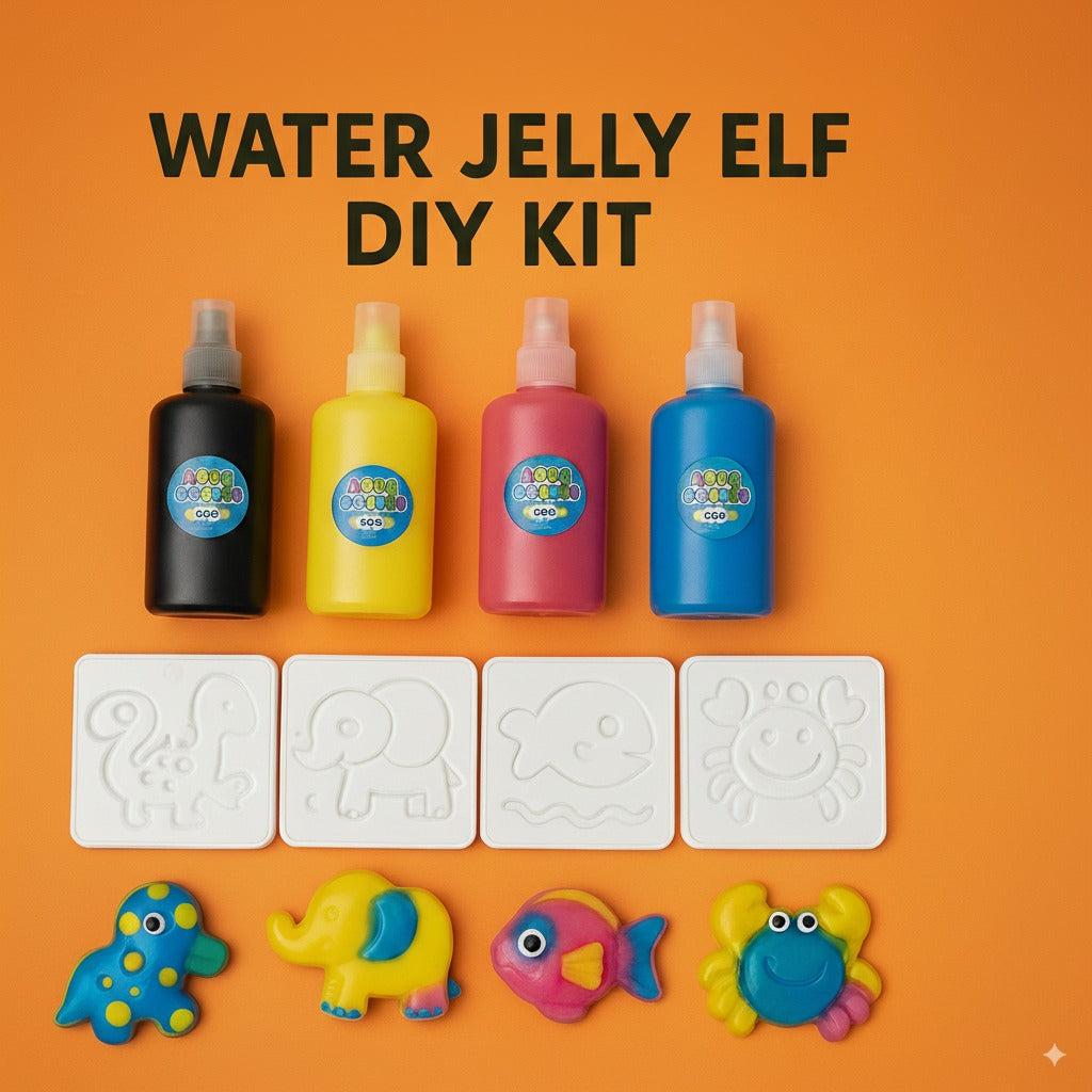 AquaMagic Duo (WaterJelly Clay 4pc, Floating Pen With Spoon)