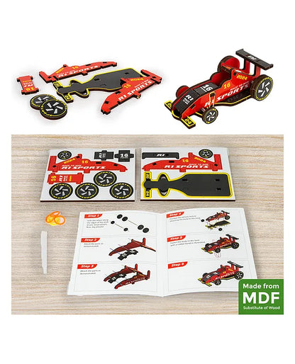 Diy F1 Race Car |Make And Play - EKT3855
