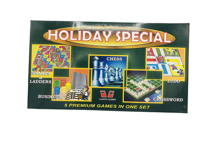 5 In 1 Special Board Games  - EKT3857