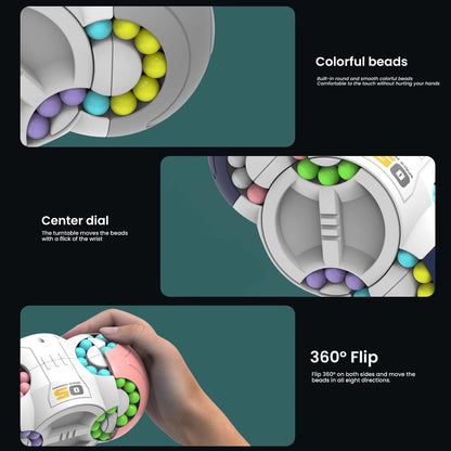 8 Side Rotating Magic Bean Cube Toy Multidimension - EKT3871