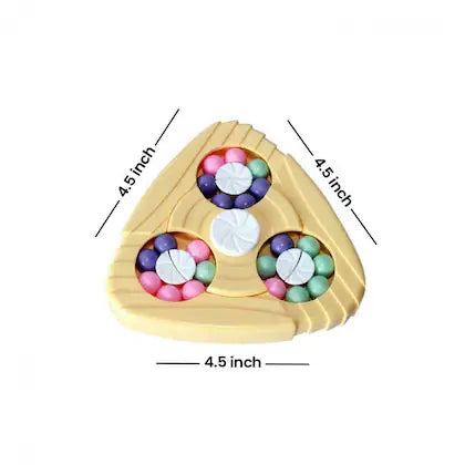 Rotate Cube Beans Magic Toy 360 Degree Random Colours - EKT3879