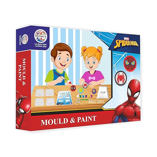 Spiderman Mould And Paint Diy Art & Craft Kit - EKT3896