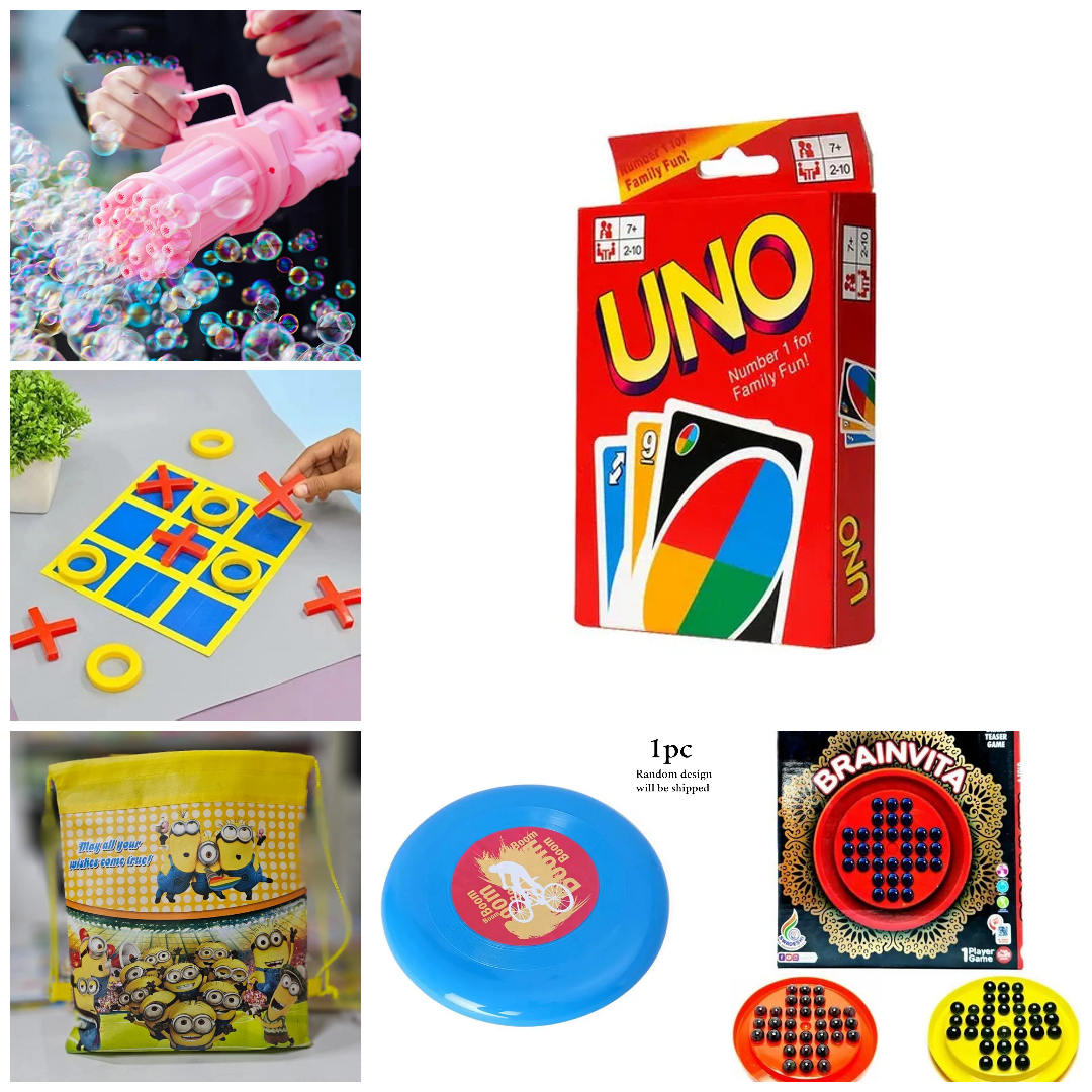 6 in 1 Kids and Family Fun Box