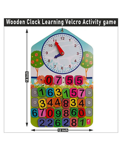 Wooden Velcro Activity Puzzle - EKW0268