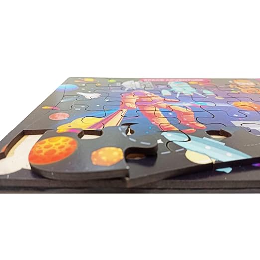 Wooden Space Theme Jigsaw Puzzle - EKW0297