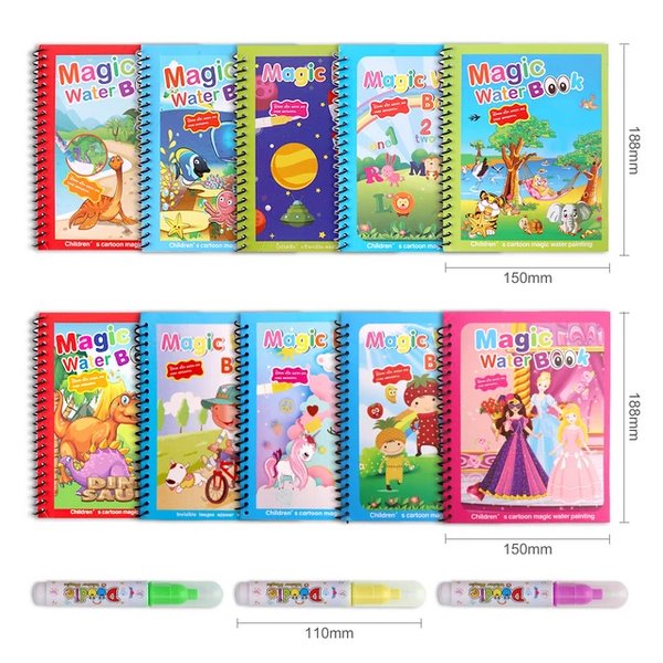 Magic Book Pack Of 4 (Random Design Will Be Shipped) - EKT3906